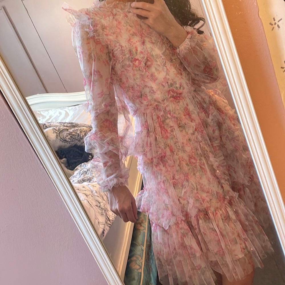 Modest Floral Spring Dress